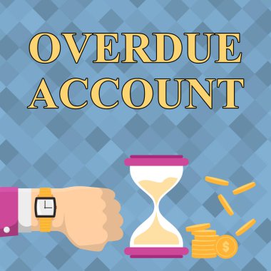 Kavramsal Ekran Gecikmiş Hesabı. İnternet Konsepti kredileri ve diğer yükümlülükler, Kol Saati kullanarak Ödenmemiş İş Adamları 'nın Ödenmemiş Ödenmemiş Değerli Ölçümler Göstermesi.