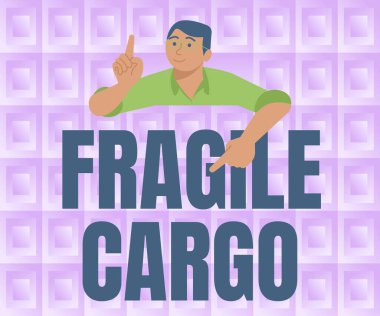 Kırılgan Kargo metni yazılıyor. Kırılabilir Kabarcık Tutacağı Üzerine Yazılmış Kelime Cam Zararlı Mallar Centilmen Parmak İşaret Kurulu Sunar Son Proje Fikirleri.