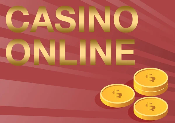 Text rukopisu Kasino Online. Word for Computer Poker Game Gamble Royal Bet Lotto High Stakes mince symbolizující budoucí finanční plány úspěšně vypočítat hypotéku. — Stock fotografie