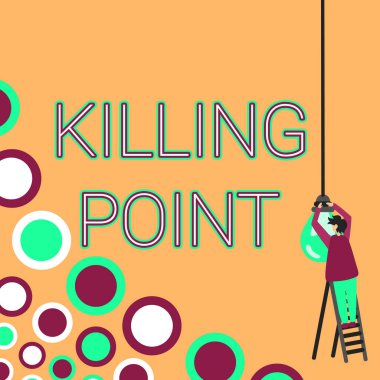 Ölüm Noktası 'nı göster. Kavram anlamı Faz Sonu Değerlendirmesi Sahne Kapısı Değerlendirmesi Devam Eden İşadamı Yürüyen Merdiven Düzelten Ampul Yeni Geleceğe Yönelik Fikirler Oluşturan.