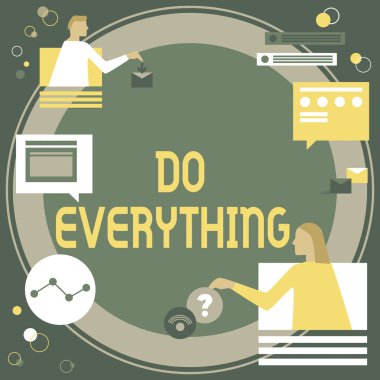 Kavramsal gösterim her şeyi yapar. 