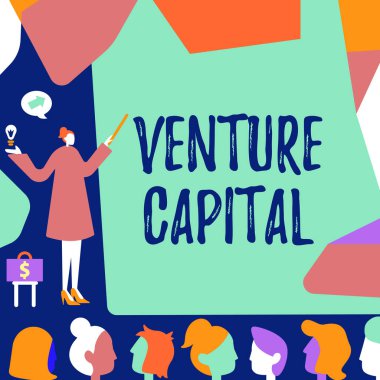 Kavramsal Sermaye Girişimi. Firmalar tarafından sağlanan finansman sözcüğü küçük sahnelerden birine Lady Pointing Backdrop Sunar En Yeni Başarılı Finansal Stratejiler.