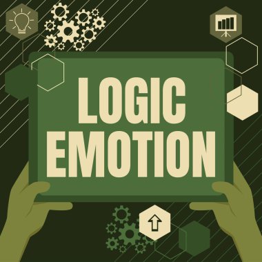 Mantıksal Duyguları gösteren bir tabela. Yeni İnanılmaz Fikirler İçin Büyük Tablet Arama Planları Kullanılarak Hoş Gelmeyen Duygular Kendine Saygı Gösterme 'ye dönüştü.