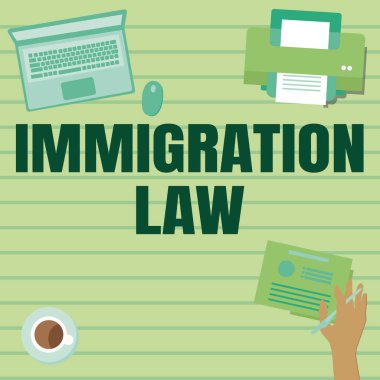 El yazısı Göçmenlik Yasası. Bir vatandaşın göç sözü, yeni şaşırtıcı fikirler için el ele tutuşmada ve kalem oluşturmada yasaldır.