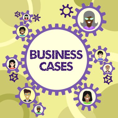 İş Davaları 'nı sunan metin başlığı. Beklenen ticari kazanç temel alınarak üstlenilen kelime Meslektaşlar Takımın Tanımını Gösteren İç Çarklar Sunar