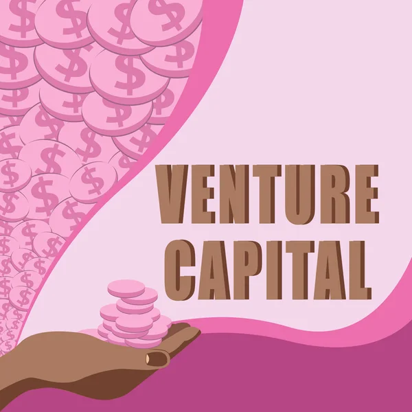 El yazısı Venture Capital. Şirketler tarafından küçük ölçekli şirketlere sağlanan iş yaklaşımı İçişleri ve Ofis İçin İpotek Planları İçin Para Taşıma. — Stok fotoğraf