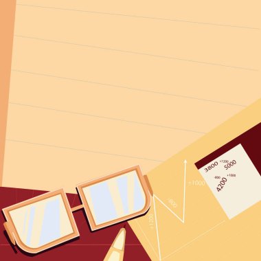 Masanın üzerinde duran bardaklar haritalarla dolu. Hesaplamalar, gelecekteki başarılı finansal planlar. Tahmini proje finansmanlarını içeren not defteri sunuluyor.