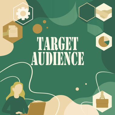 Kavramsal görüntü Hedef Seyircisi. 