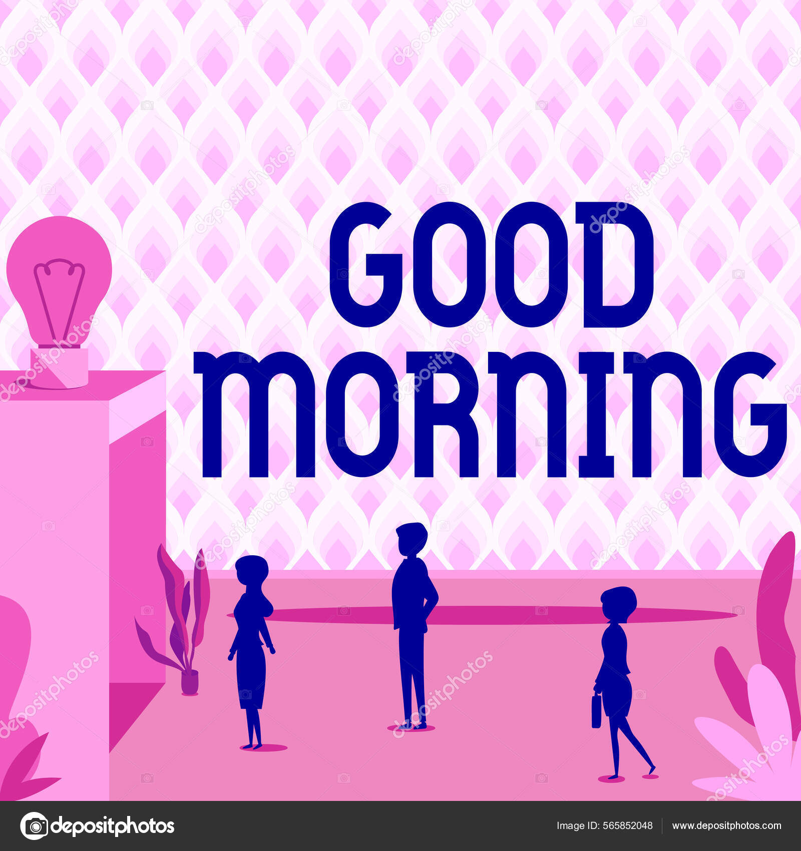 Sign displaying Good Word for A conventional expression