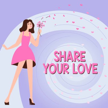 Sevgini paylaştığın ilhamı gösteren bir metin. İş fikri. Sevdiğin birine aşkını ifade et. Bir demet çiçek üfle..