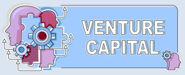 Kavramsal başlık: Venture Capital. Şirketler tarafından sağlanan internet konsepti finansmanı küçük aşamalı olanlar için Çoklu Kafalar ve İşçi Teknolojisi Fikirleri.