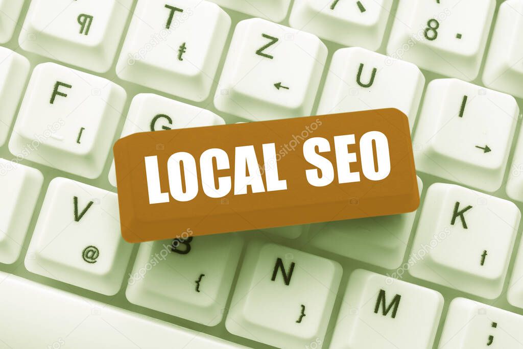 Conceptual caption Local Seo, Word for This is an effective way of marketing your business online -48857