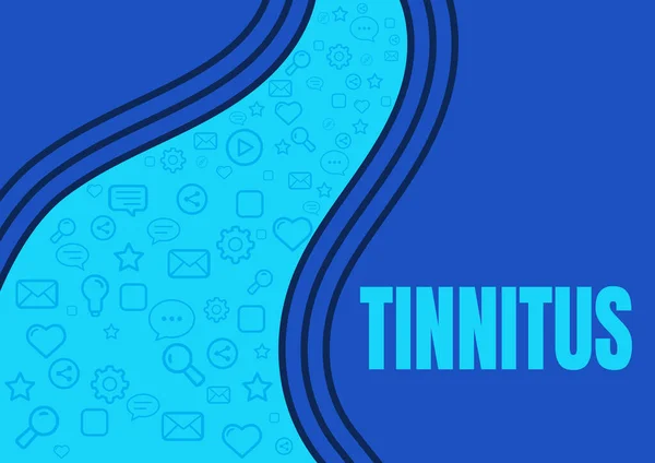 Tinnitus Conceptual Photo Lingor Music Sears Sounds Icons Symwork — 스톡 사진