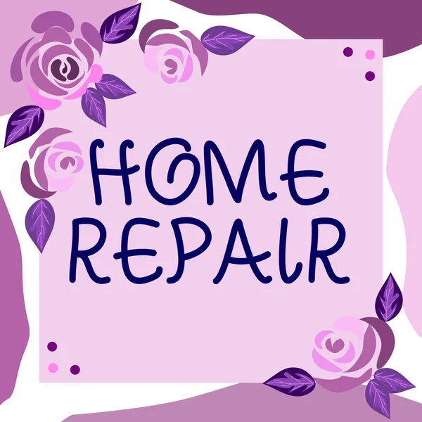 Концептуальный Заголовок Home Repair Business Approach Maintenance Improving Your Own — стоковое фото