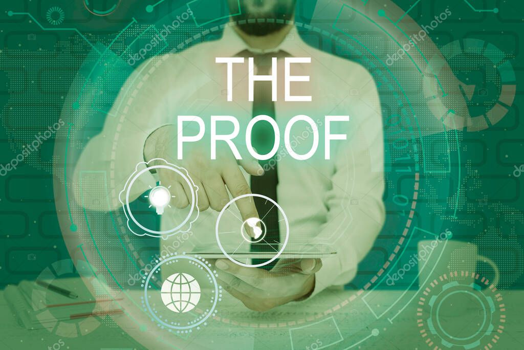 Escribir mostrando texto La prueba, escaparate de negocios Evidencia