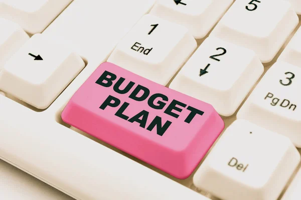 Text caption presenting Budget Plan, Business idea financial schedule for a defined period of time usually year -48611