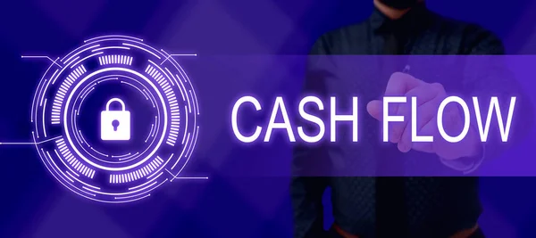 Inspiration Zeigt Zeichen Cash Flow Konzeptionelles Foto Bewegung Des Geldes — Stockfoto