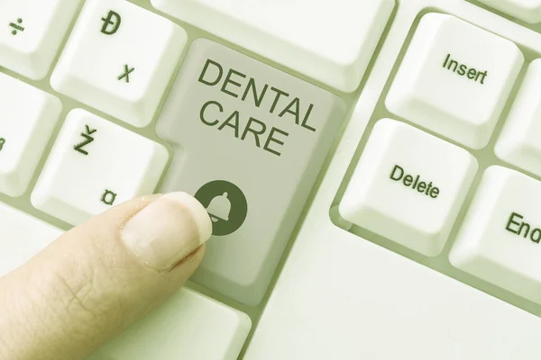 Έμπνευση Που Δείχνει Σημάδι Οδοντιατρική Φροντίδα Εννοιολογική Φωτογραφία Διατήρηση Των — Φωτογραφία Αρχείου