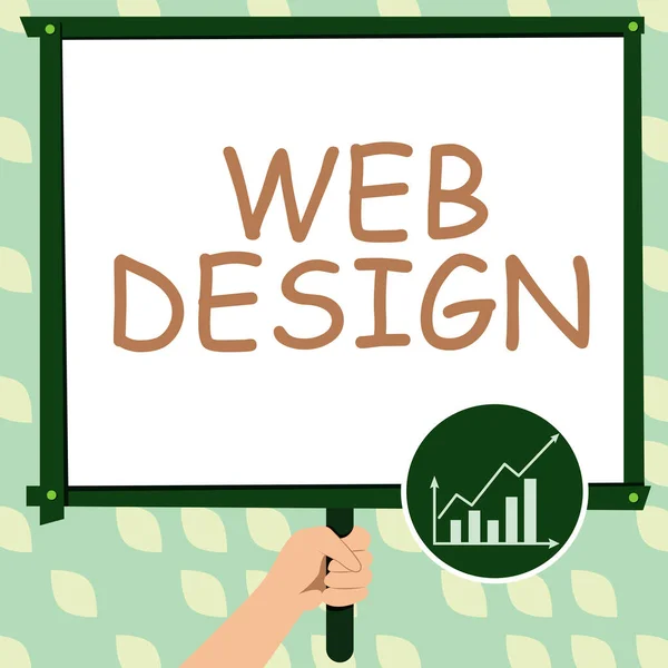 Inspiracja Pokazując Znak Web Design Pomysł Biznes Kto Jest Odpowiedzialny — Zdjęcie stockowe