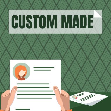 Özel yapım kavramsal başlık, özel müşteri organizasyonu Hands Holding Reume 'a Yeni Kariyer Fırsatları Açılışı için bir şeyler sipariş etmek için bir sözcük yapılmıştır.