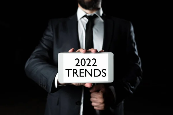 Metin Başlığı 2019 Trends Business Idea Things Famous Short Time — Stok fotoğraf