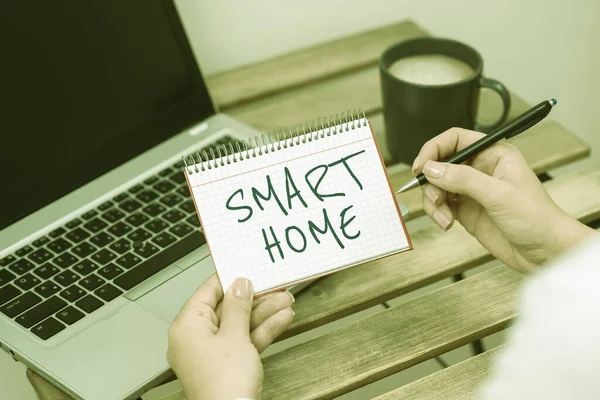 스마트 Smart Home 비즈니스 케이스 자동화 시스템 Business Showcase Automation — 스톡 사진