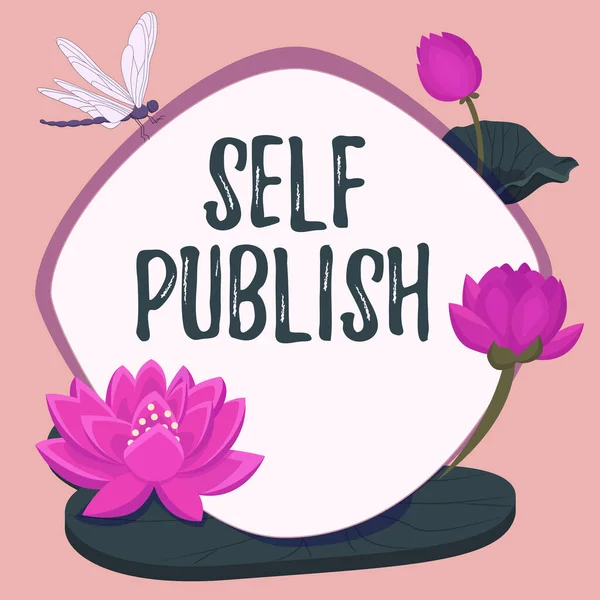 Yazısı Imzası Self Publish Business Overview Bağımsız Bağımsız Olarak Yayınlanan — Stok fotoğraf