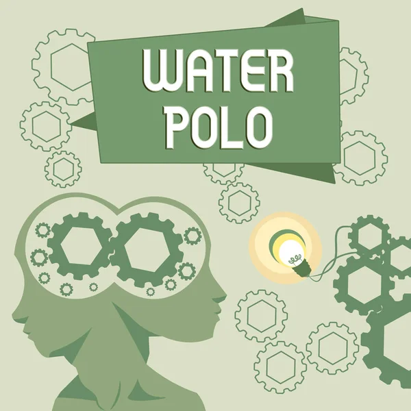 Inspiracja Pokazując Znak Water Polo Conceptual Zdjęcie Konkurencji Zespół Sportowy — Zdjęcie stockowe