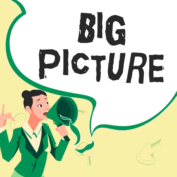 Sign Displaying Big Picture Internet Concept Legfontosabb Tények Adott Helyzetről — Stock Fotó