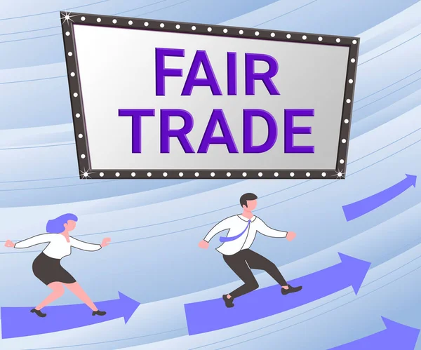 Κείμενο Που Δείχνει Έμπνευση Fair Trade Επιχειρηματική Ιδέα Μικρή Αύξηση — Φωτογραφία Αρχείου