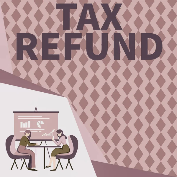 Tax Refund 인터넷 데이터베이스 Concereptual Photo Applied Money Liability Less — 스톡 사진