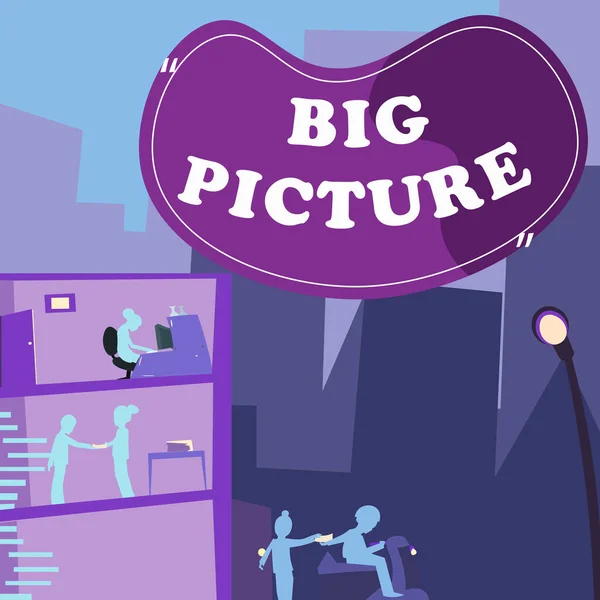 Konceptuell Bildtext Big Picture Business Showcase Viktigaste Fakta Viss Situation — Stockfoto