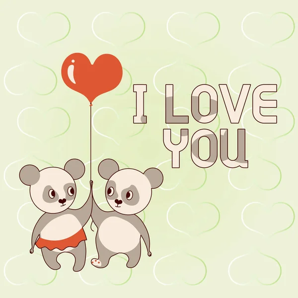 Handschrift Text Love You Internet Konzept Liebe Zwischen Paaren Valentinstag — Stockfoto