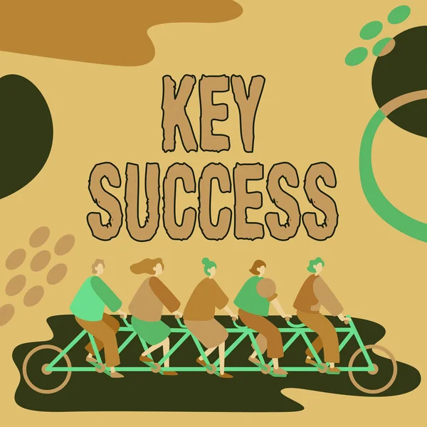 Konzeptionelle Darstellung Key Success Business Konzept Der Regel Drei Bis — Stockfoto