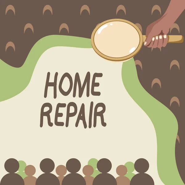 Text Som Visar Inspiration Home Reparation Word Skrivet Underhåll Eller — Stockfoto