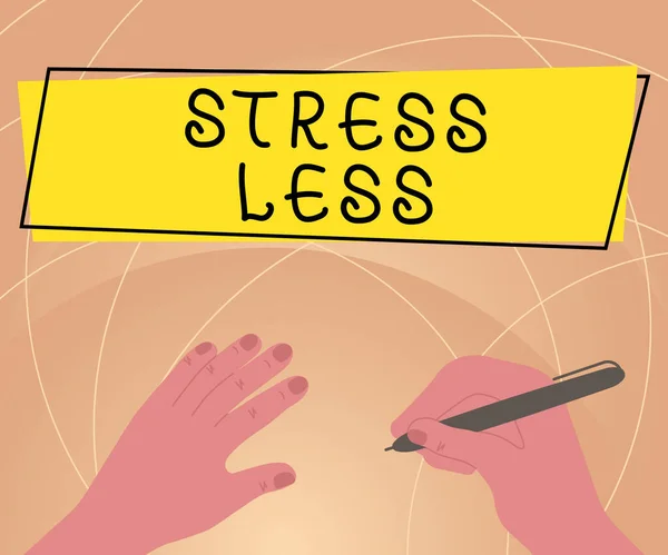 Inspirasi Menunjukkan Tanda Tanda Stres Kurang Konsep Bisnis Tinggal Jauh — Stok Foto