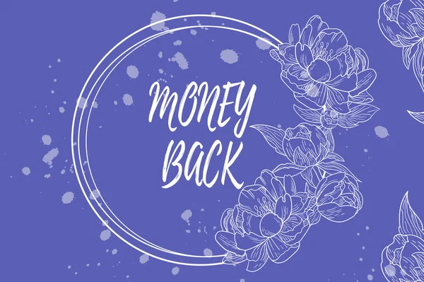 Hand Writing Sign Money Back Concept Meaning Get What You — Φωτογραφία Αρχείου