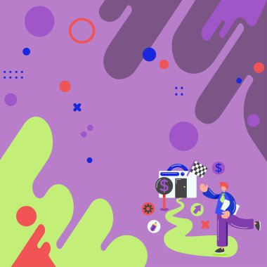 Hırslı İşadamı Belgeyi Tutuyor, Başarı Yoluna Gidiyor.