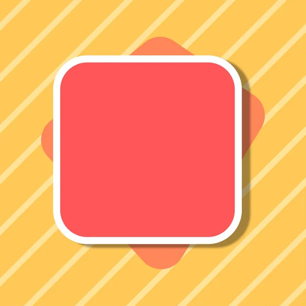 Blank Square Rectangular Shapes Promotion Business — 스톡 사진