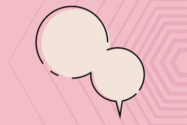 Çizgili Büyüme Stratejilerinde Dairesel Konuşma Baloncukları.