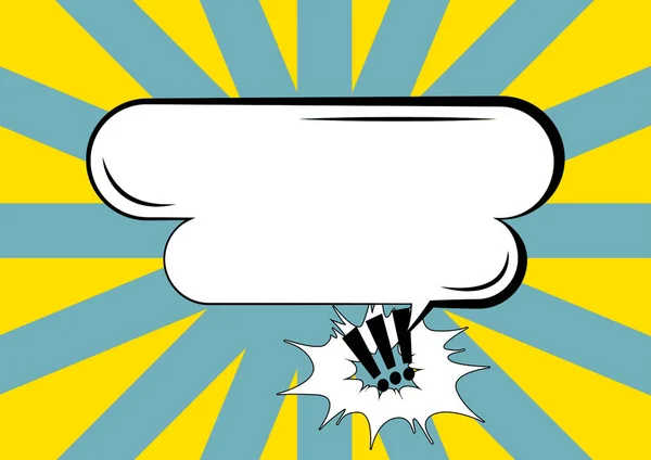 Chat Box And Exclamation Marks Representing Online Messaging.
