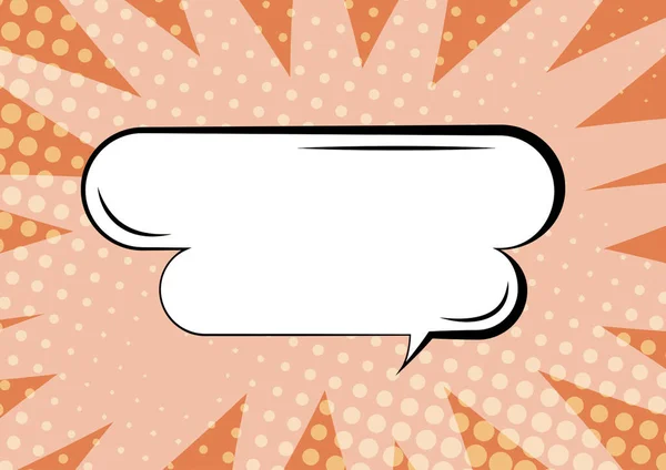 Oval Blank Chat Box Representing Messaging Through Social Media.