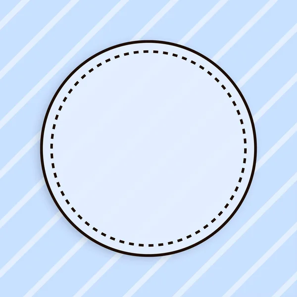 Blank Circle Displaying Blueprints Strategies Progress — Zdjęcie stockowe