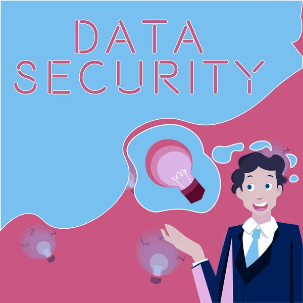 Writing Displaying Text Data Security Business Overview Confidentiality Disk Encryption — 图库照片