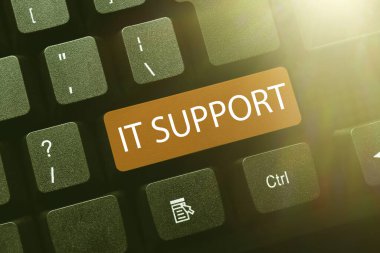 Inspiration showing sign It Support, Word for Lending help about information technologies and relative issues -48865