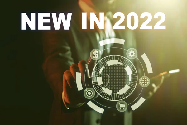 Conceptual Caption New 2022 Business Overview List Fresh Things Got — Stok fotoğraf