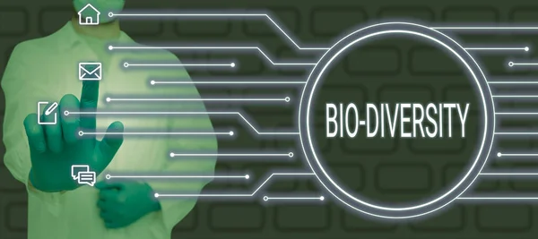 Text Caption Presenting Bio Diversity Word Variety Life Organisms Marine — Stockfoto