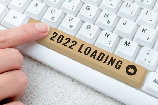 Text Showing Inspiration 2022 Loading Word Advertising Upcoming Year Forecasting — Φωτογραφία Αρχείου