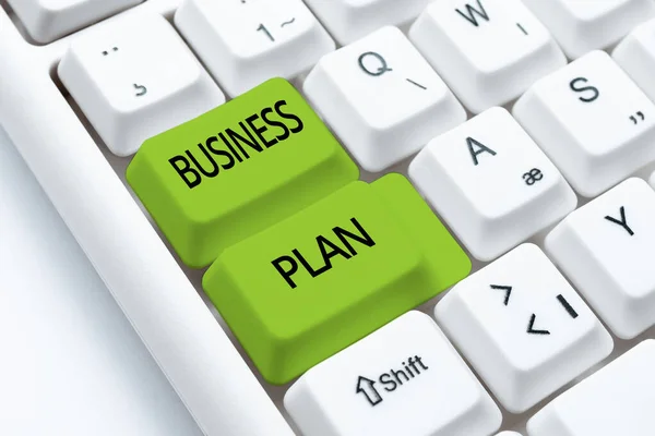 Inspiration Showing Sign Business Plan Concept Meaning Structural Strategy Goals — Photo