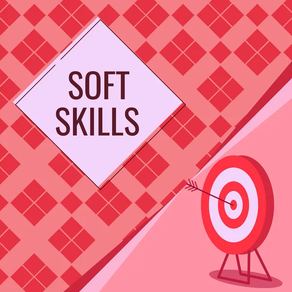 Inspiration Showing Sign Soft Skills Concept Meaning Personal Attribute Enable — Φωτογραφία Αρχείου